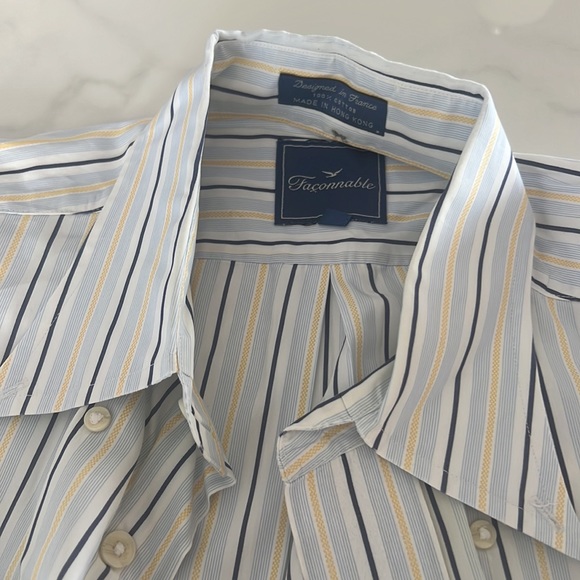 Faconnable men’s button down long sleeve size M - Picture 2 of 4